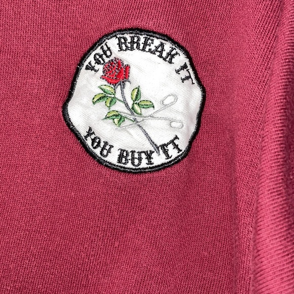 Comfy Maroon Sweatshirt - Picture 3 of 4